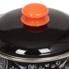 Кастрюля APPETITE Chilli, эмаль, индукция, черная, 4,0л (1МС201Р)(310973)