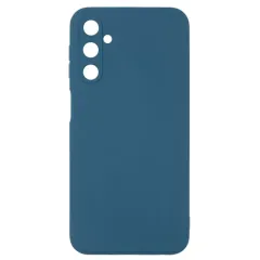 Бампер Samsung Galaxy A24 4G (A245) ZIBELINO Soft Matte синий с микрофиброй