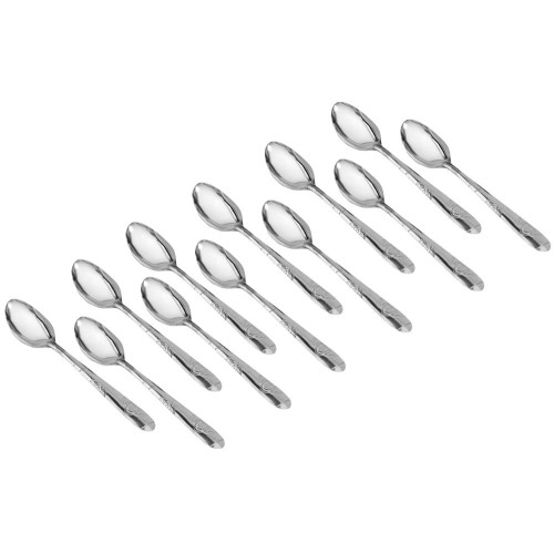 Ложка столовая, набор, «Весна», нерж., h=18 см, 12 пр.(3602653)