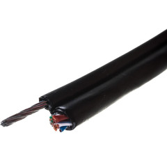 Кабель витая пара UTP Lanmaster (TWT-5EUTP-OUT-TR) кат.5е U/UTP 4X2X24AWG PE внеш. 305м черн. (уличн