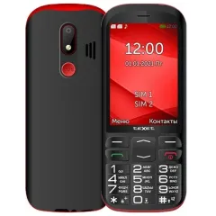 Сотовый телефон TEXET TM-B409 черно-красный