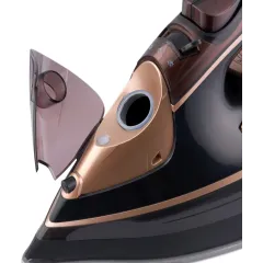 Утюг DOMFY DSC-EI605 черный/ золотистый