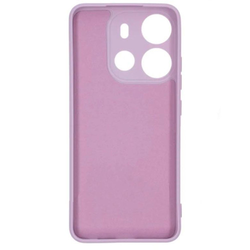 Бампер Tecno Spark Go 2023/Pop 7 Pro ZIBELINO Soft Matte сиреневый с микрофиброй
