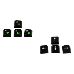 Клавиатура NAKATOMI KN-02U USB черный-красный