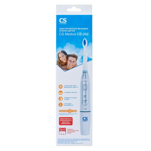 Зубная щетка CS Medica CS-262 ,белая