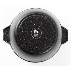 Кастрюля Мечта Гранит black Induction, алюм., индукция, 4 л., с крышкой (44802И)