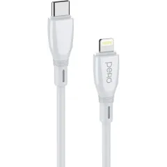 Кабель USB 3.0 Type-C to Lightning 8-pin 2 м Pero DC-11 усиленный белый (*2)