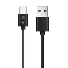 Кабель USB 2.0 A вилка - Type C 1 м Vixion VX-04c PRO черный