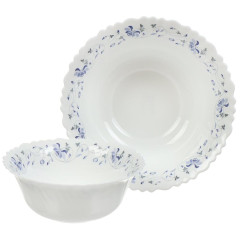 Набор столовый Daniks, Эдем, стеклокерамика, 19 пр., белый (237104)