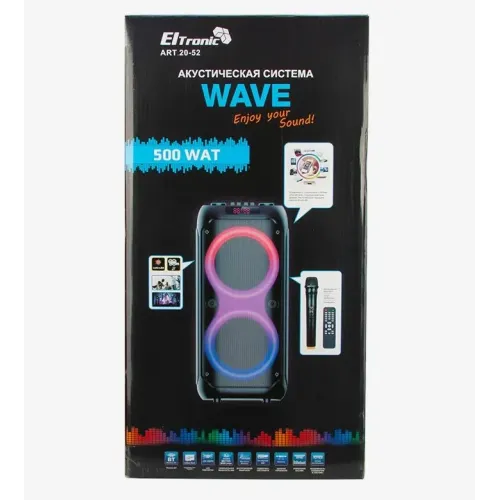 Акустика портативная ELTRONIC 20-52 WAVE 500 (*7)