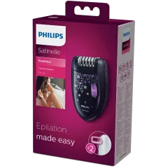 Эпилятор Philips Satinelle HP6422/01, черный/фиолетовый