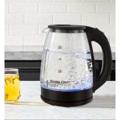 Чайник эл. Electric kettle SC 168 GK стекло/черный (*7)