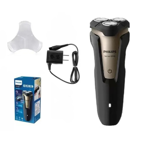 Бритва PHILIPS S-1020 золотой/черный