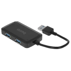 Коммутатор USB 3.0 Buro BU-HUB4-U3.0-S 4порт. черный