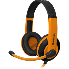 Гарнитура DEFENDER WARHEAD G-120 черный /оранжевый