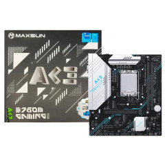 М/П SOC-1700 Maxsun MS-B760M GAMING WIFI ACE D4 B760 2xDDR4 1xPCIEx16 1xPCIEx1 2xM.2