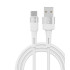 Кабель USB 3.0 A вилка  - Type C 1 м TFN, TFN-С-ENV-AC1M WH белый