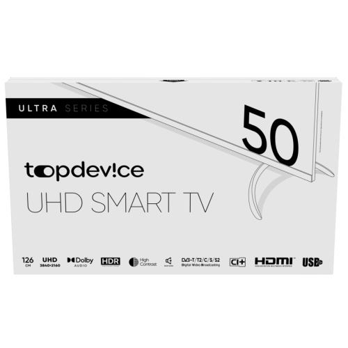 TV LCD 50" TOPDEVICE TDTV50BS06U SMART