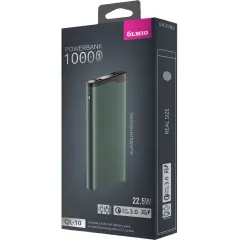Повербанк 10000 мАч Olmio QL-10 серый