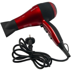 Фен POLARIS PHD 2077i красно-черный