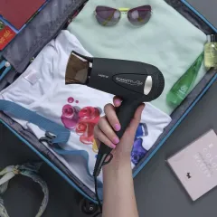 Фен SCARLETT SC-HD70IT10 черный/золотой