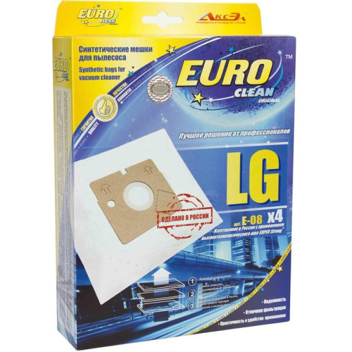 Пылесборник EURO Clean E-08 4 шт. LG TB-36