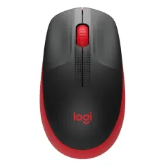 Мышь Logitech M190 красный/черный