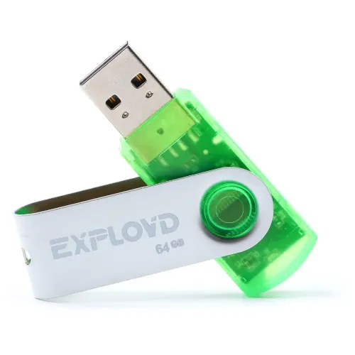 Карта USB2.0 64 GB EXPLOYD 530 зеленый