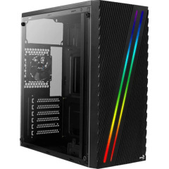 Корпус Aerocool Streak-A-BK-v1 ATX 1x80mm 2xUSB2.0 1xUSB3.0 audio