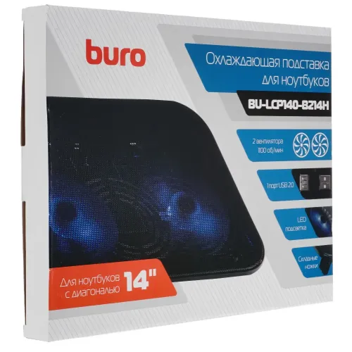 Подставка для ноутбука Buro BU-LCP140-B214H