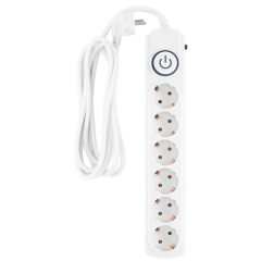 Фильтр сетевой Ippon BK-6-EU-3-16-W 3м белый 