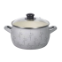 Кастрюля Home Флёр, эмаль, индукция, серая, 4,2 л (*7)