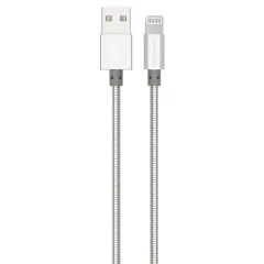 Кабель USB 2.0 A вилка - 8pin 1 м More choice K31i металл (Silver)