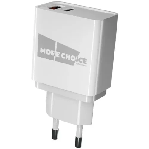 СЗУ More choice 2USB 3.0A PD 20W+QC3.0 NC71Si белый