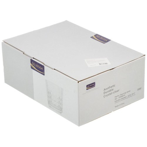 Набор бокалов для виски DELISOGA Фьюжн, стекло, 380 мл., 6 шт. (B060594)(479799)