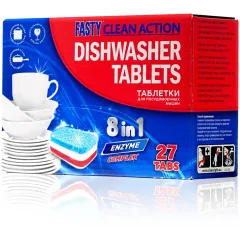 Таблетки для ПММ Fasty Clean action 27 шт. (430293)