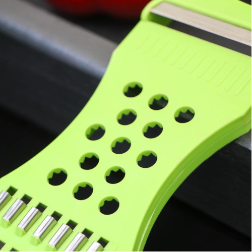 Овощечистка Доляна, с тёркой и шинковкой, 17 см.(647249)