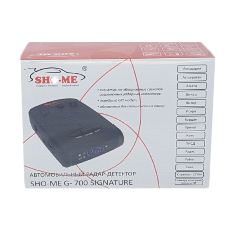 Радар-детектор SHO-ME G-700 SIGNATURE