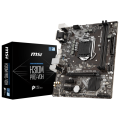 М/П SOC-1151v2 MSI H310M PRO-VDH H310 2xDDR4 mATX AC`97 8ch(7.1) GbLAN+VGA+DVI+H