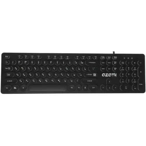 Клавиатура Defender OZOTH GK-106 RU LED черный (45106) (*5)