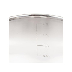 Кастрюля Daniks Токио, нерж., индукция, 2,9 л. (SD-A87-18)(299480)