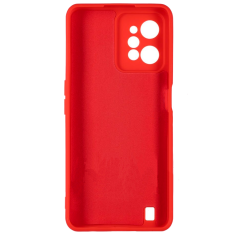 Бампер Realme C31 ZIBELINO Soft Matte красный с микрофиброй