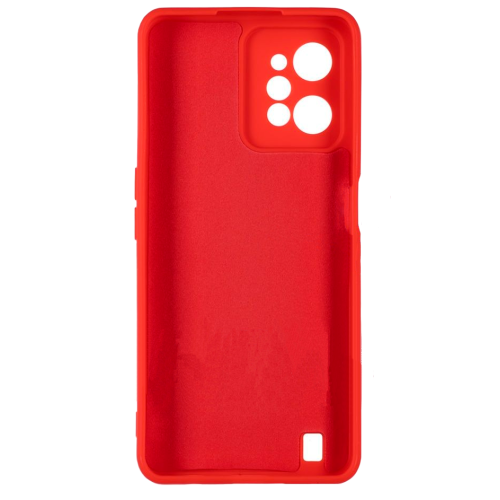 Бампер Realme C31 ZIBELINO Soft Matte красный с микрофиброй