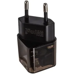 СЗУ WALKER WH-61 GaN, 3А, 30Вт, USB/Type-C, поддержка QC+PD, черное 