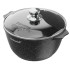 Кастрюля Мечта Гранит black Induction, алюм., индукция, 5 л., с крышкой (45802И)