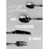 Набор столовых приборов A&S (Aesthetics and Style), 24 пр., сталь
