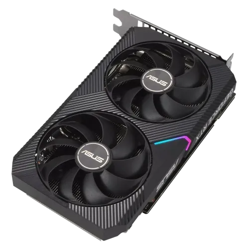 Видеокарта Asus PCI-E 4.0 DUAL-RTX3060-O8G NV RTX3060 8192Mb 128 GDDR6 1837/15000/HDMIx1/DPx3/HDCP R