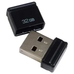 Карта USB2.0 32 GB QUMO Nano QM32GUD-NANO-B Black