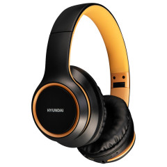 Гарнитура Bluetooth Hyundai H-HP100B черный/белый