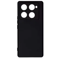 Бампер Infinix Note 40 Pro ZIBELINO Soft Case черный